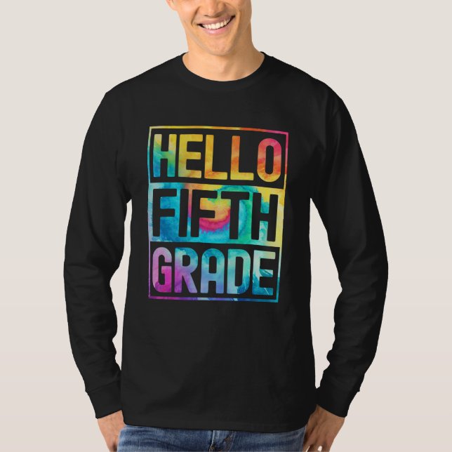 Camiseta Hello Fifth Grade Back to School 5th Grade Teacher (Anverso)