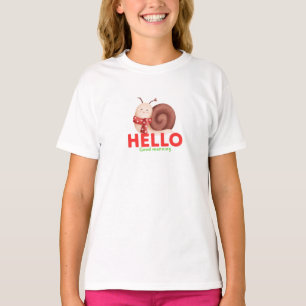 Camiseta hello good morning