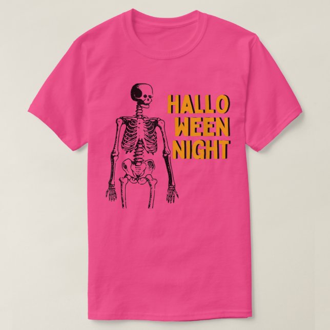 Camiseta Hello Halloween Ween Night  Funny Costume for Kids (Diseño del anverso)