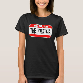Camiseta Hello I'm the Pastor Appreciation Sermonator Sunda