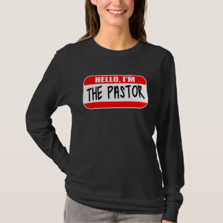 Camiseta Hello I'm the Pastor Appreciation Sermonator Sunda