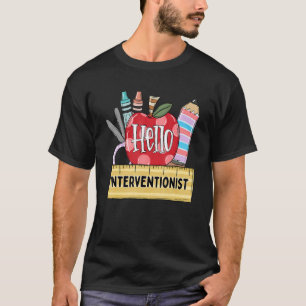 Camiseta Hello Interventionis de Apple Teacher