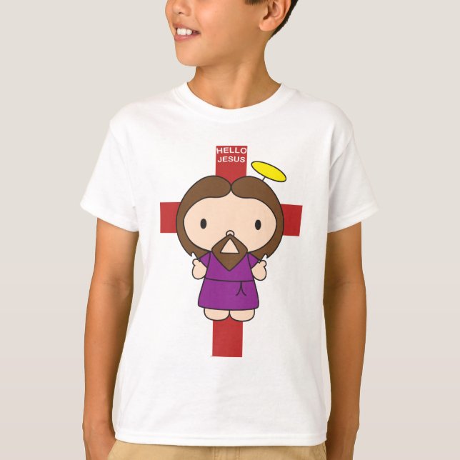 Camiseta Hello Jesus (Anverso)