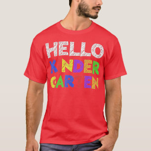 Camiseta Hello Kindergarten  Back To School 