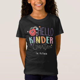 Camiseta Hello Kindergarten Colorful Elemental School v2