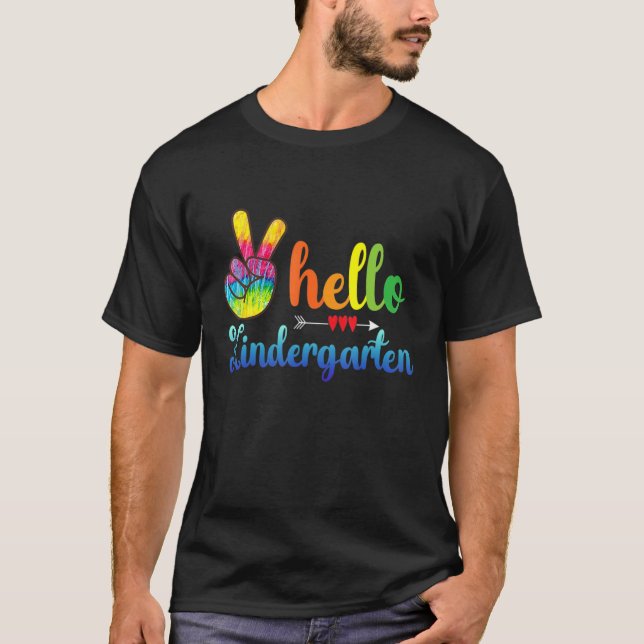 Camiseta Hello Kindergarten Team Kindergarten Back To Schoo (Anverso)