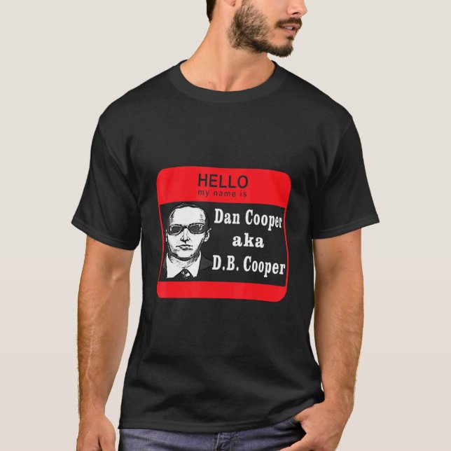 Camiseta Hello My Name is D B Cooper Sketch Cryptid Urban L (Anverso)