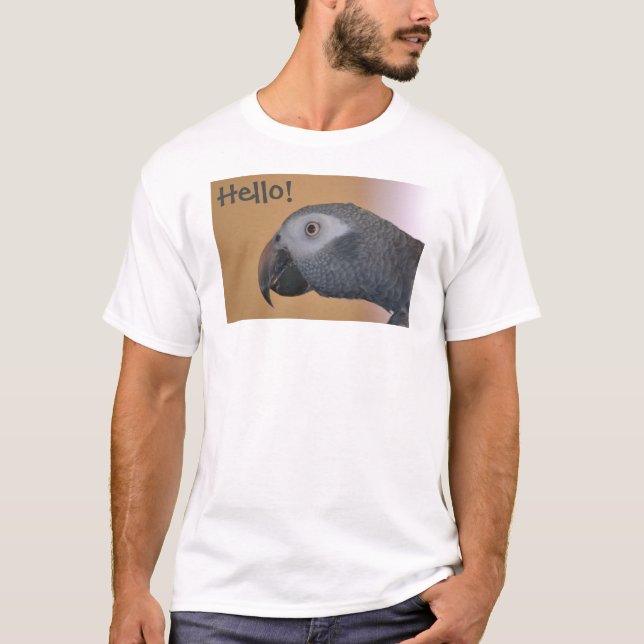 Camiseta Hello Parrot T-Shirt (Anverso)