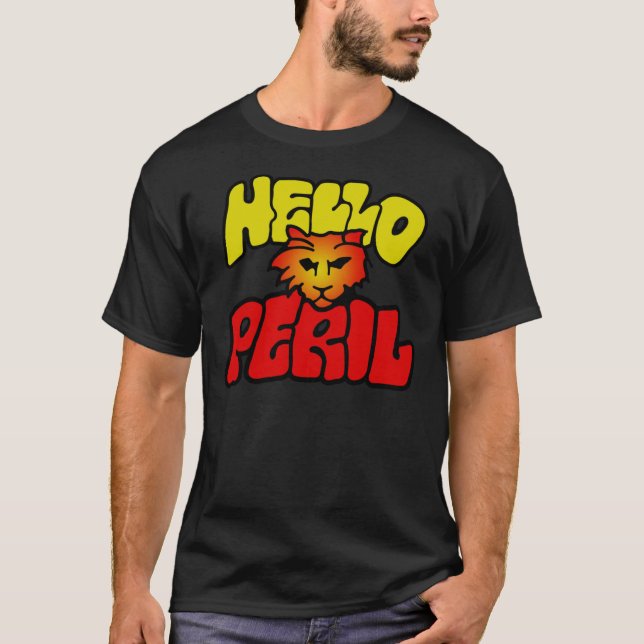 Camiseta Hello Peril Original Band Logo Premium T-Shirt (Anverso)