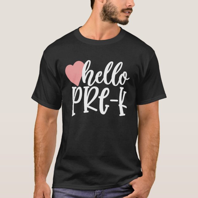 Camiseta Hello Pre K (Anverso)