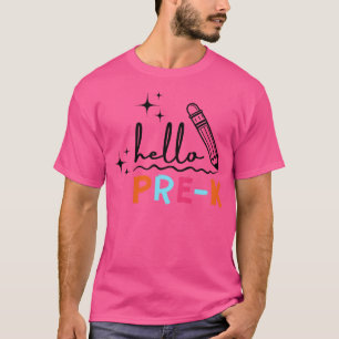 Camiseta Hello Pre K Grado 3