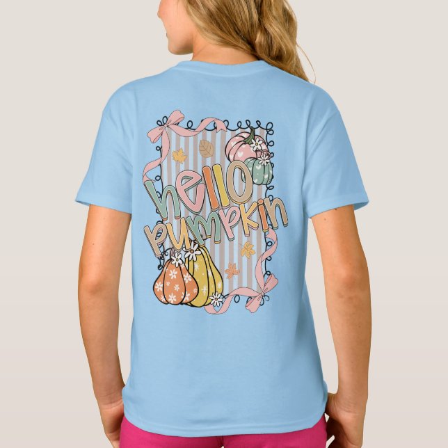 Camiseta Hello Pumpkin Fall season (Reverso)