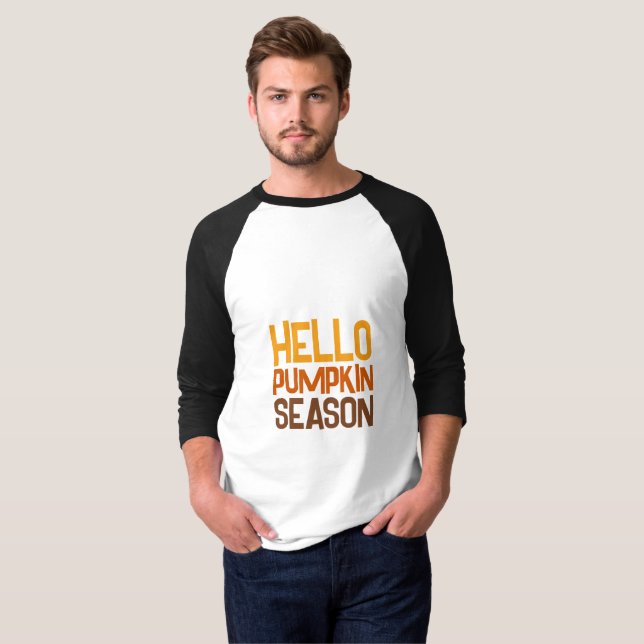 Camiseta Hello Pumpkin Season T-Shirt (Anverso completo)