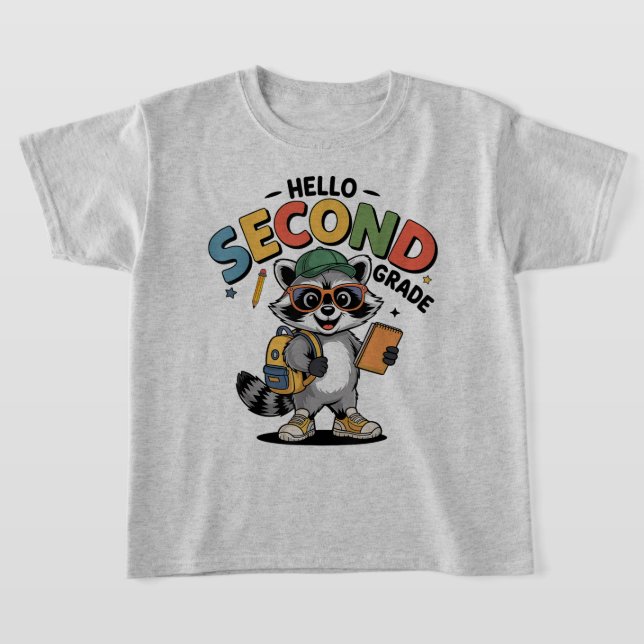 Camiseta Hello Second Grade Coquette Bow Teacher Girl (Distribución)