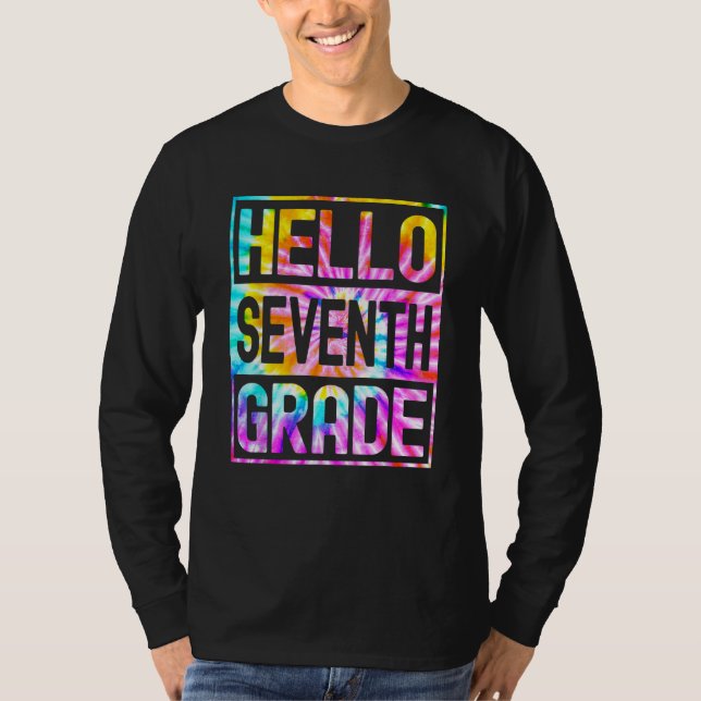 Camiseta Hello Seventh Grade Back to School 7th Grade Teach (Anverso)