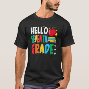 Camiseta Hello Seventh Grade Team 7th Grade Back To School 