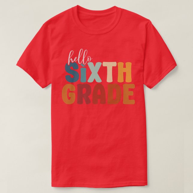 Camiseta Hello Sith Grado Boho Style De vuelta a la escuela (Diseño del anverso)