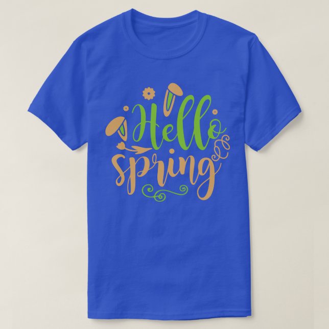 Camiseta Hello Spring Bunny (Diseño del anverso)
