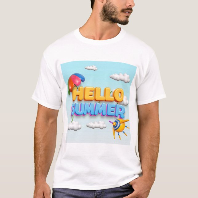 CAMISETA HELLO SUMMER (Anverso)