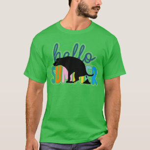 Camiseta Hello Summer Dog Pooping