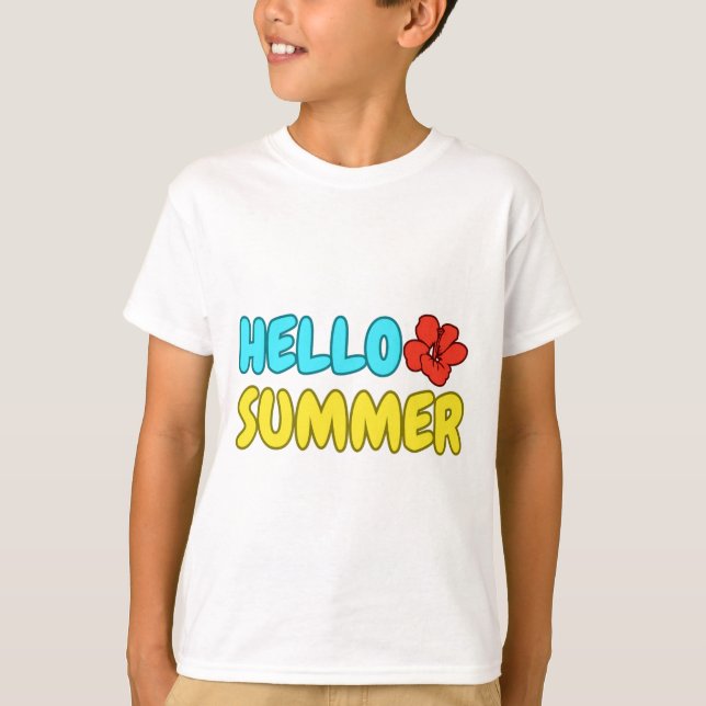 Camiseta Hello Summer Kids (Anverso)