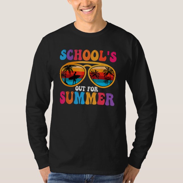 Camiseta Hello Summer  School s Out For Summer Teacher Boys (Anverso)