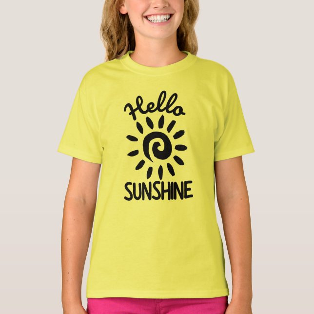 Camiseta Hello Sunshine T-Shirt (Anverso)