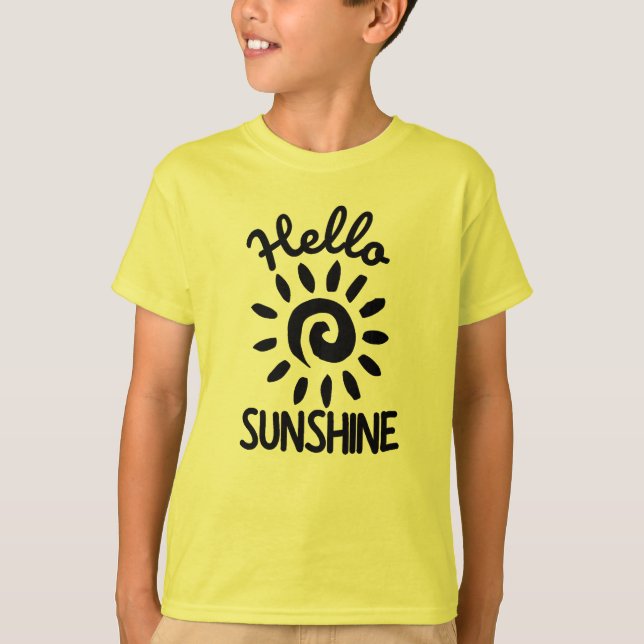 Camiseta Hello Sunshine T-Shirt (Anverso)