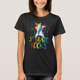 Camiseta Hello Third Grade Rocks  3rd Grade Teacher Appreci