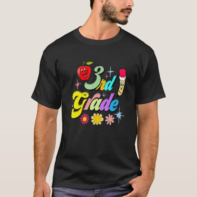 Camiseta Hello Third Grade Team 3rd Grade Back To School Te (Anverso)
