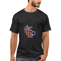 Camiseta "Hello": Un diseño amigable y divertido q