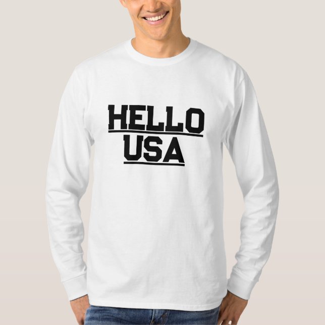 Camiseta HELLO USA T-Shirt (Anverso)