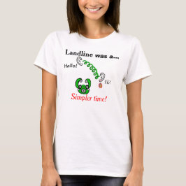 Camiseta Hello Vintage Landline Rotary Phone Fun T-Shirt
