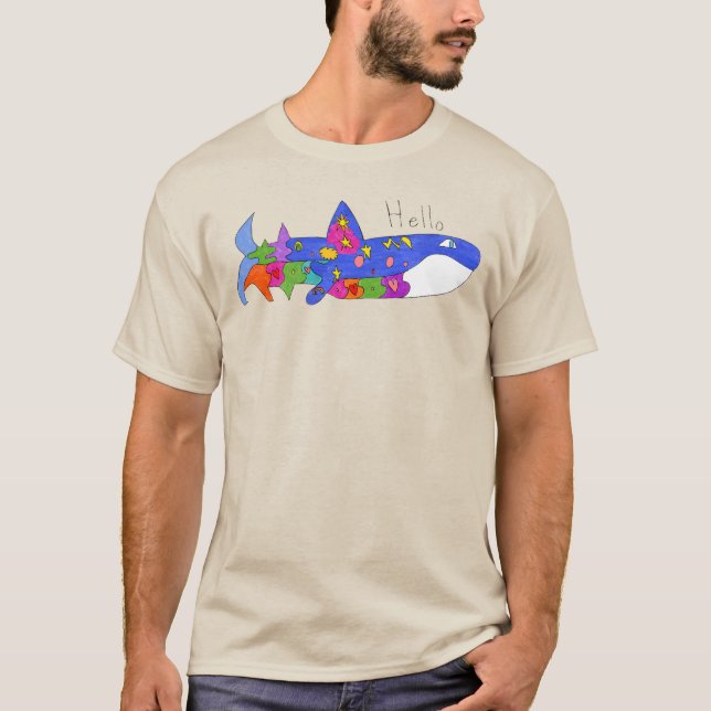 Camiseta "Hello Whale" (Anverso)