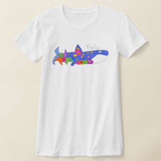Camiseta "Hello Whale"
