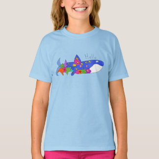 Camiseta Hello Whale Kids Shirt