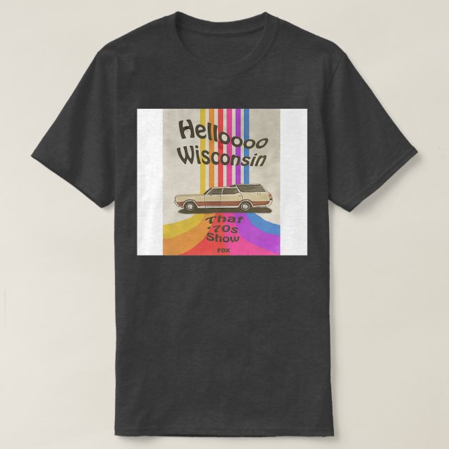 Camiseta Hello Wisconsin (Diseño del anverso)