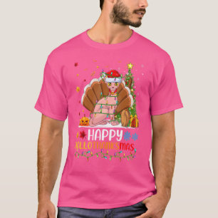 Camiseta Hellothanksmas del gato Sphynx Cat