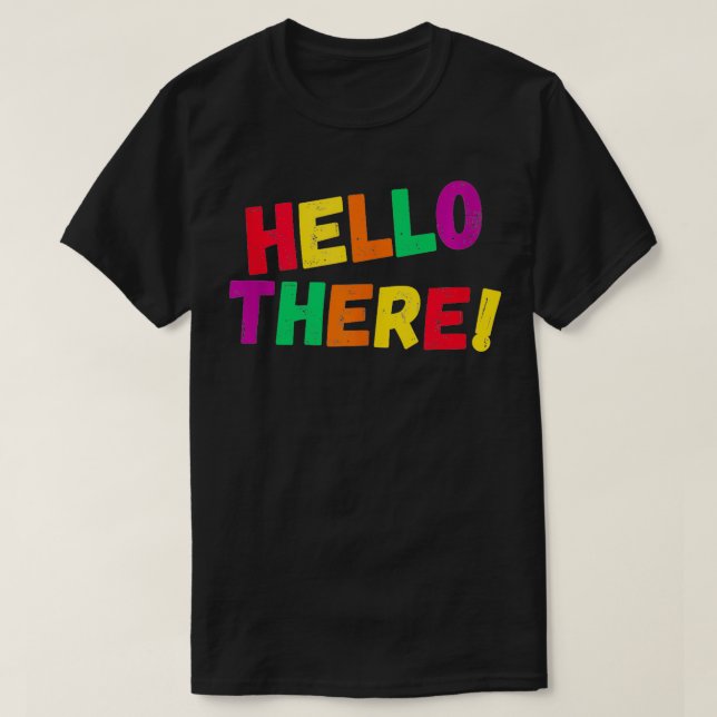 Camiseta HelloThere Casual Graphical Spring Summer Novelty  (Diseño del anverso)