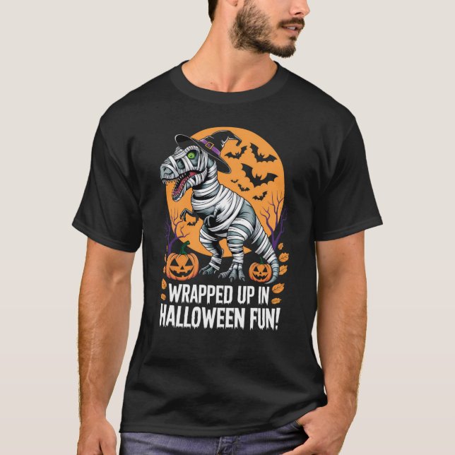 Camiseta Helloween Dinosaur (Anverso)