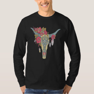 Camiseta Helloween Rosas De Flores De Azúcar De vaca