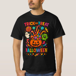 Camiseta HELLOWEEN Truco o trato a color completo ropa unis