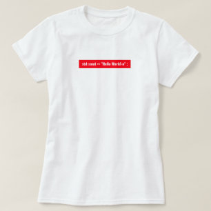 Camiseta helloworld