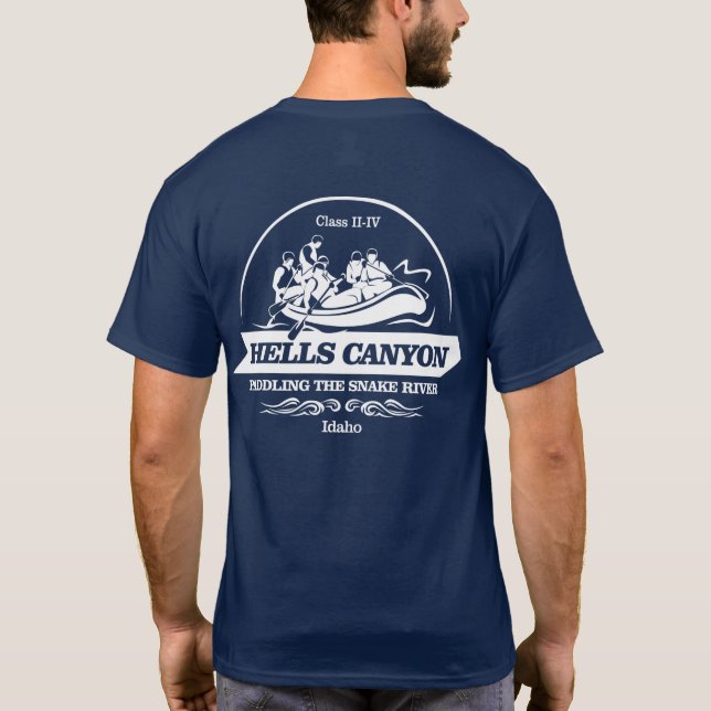Camiseta Hells Canyon (rafting2) (Reverso)