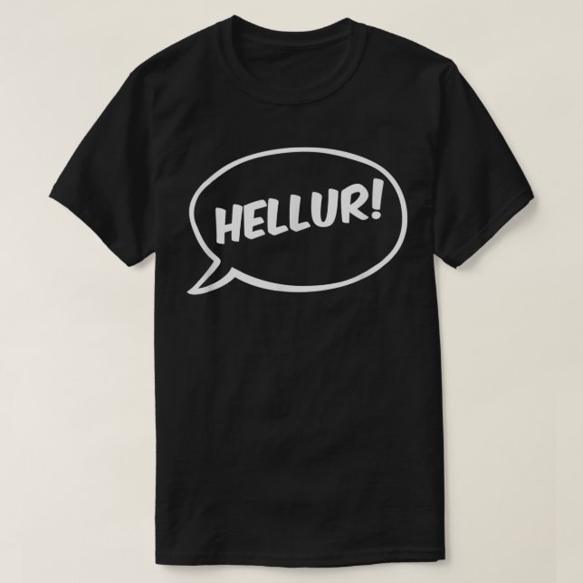 Camiseta ¡Hellur! - Humores divertidos para adultos (Diseño del anverso)