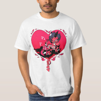 Camiseta Helluva Boss Moxxie y Millie