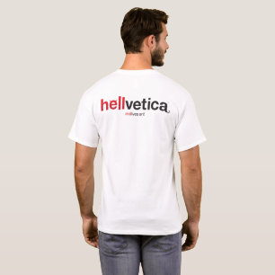 Camiseta hellvetica – Logotipo Horizontal