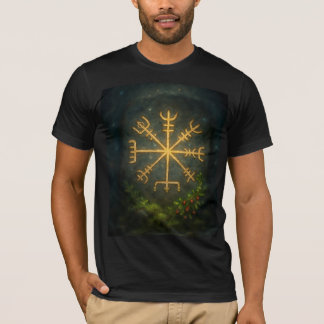Camiseta Helm of Awe Aegishjalmur Norse Protective Symbol  
