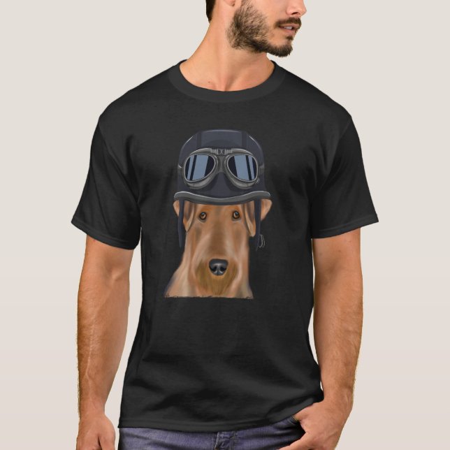 Camiseta Helmet Airedale Terrier (Anverso)