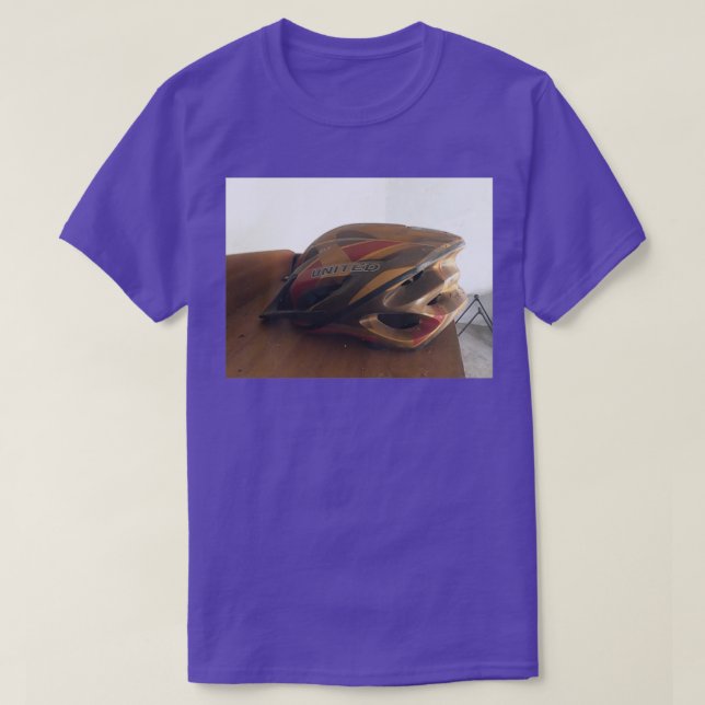 Camiseta Helmet Bicycle (Diseño del anverso)